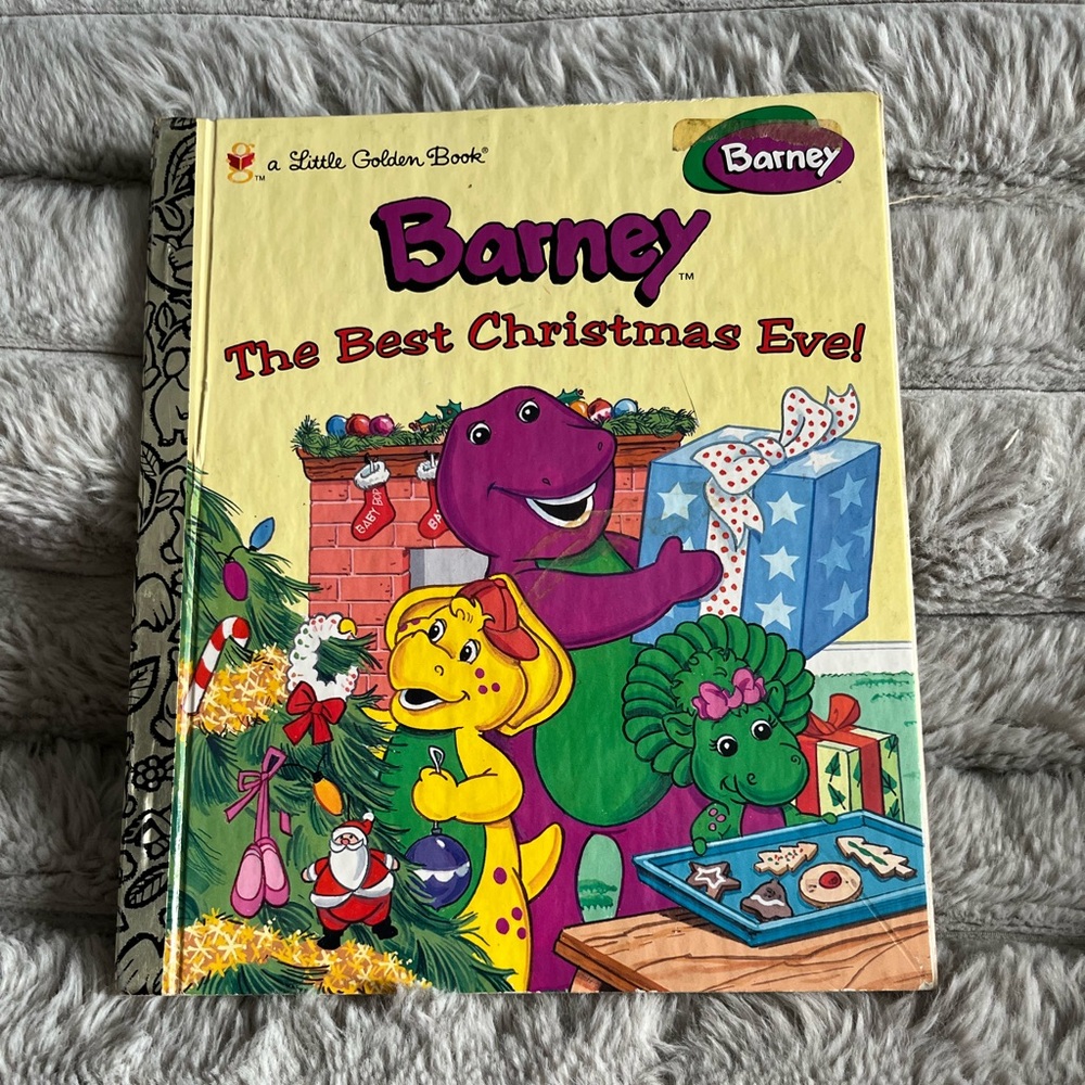 Barney The Best Christmas Ever A Little Golden Book